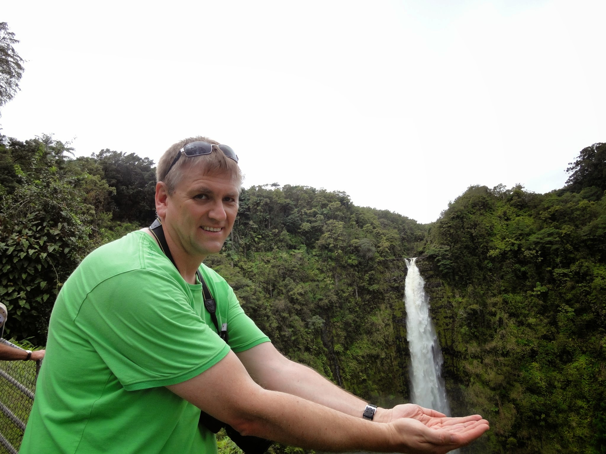 Ein Handvoll Wasserfall