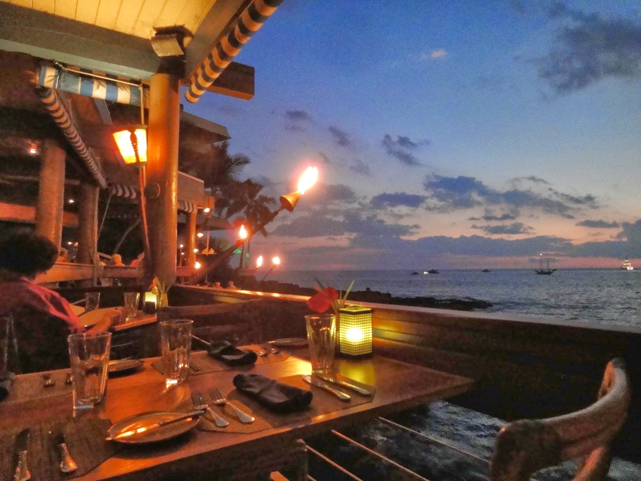 Blick von unserem Tisch