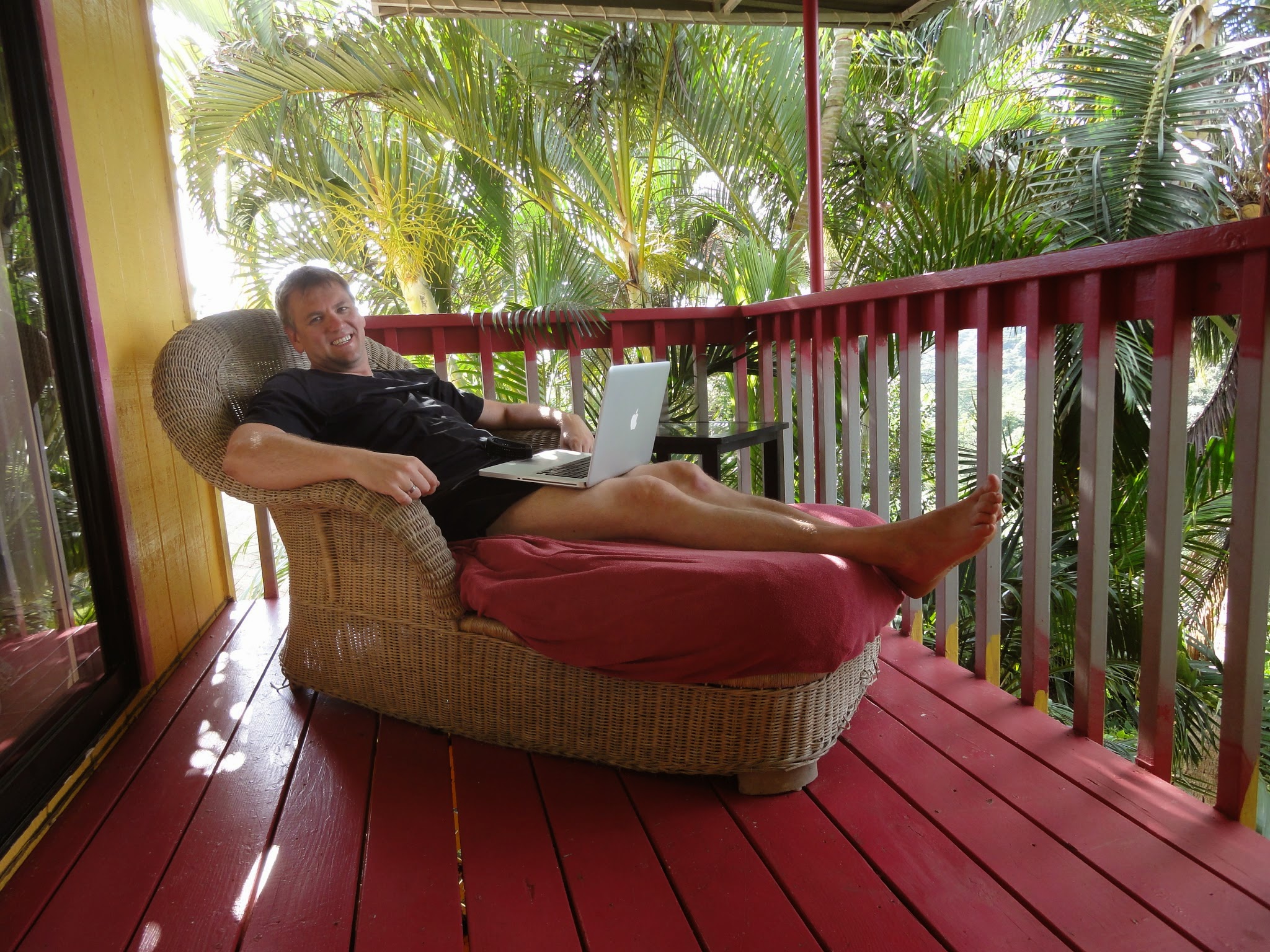 Fred beim Bloggen - watn Stress