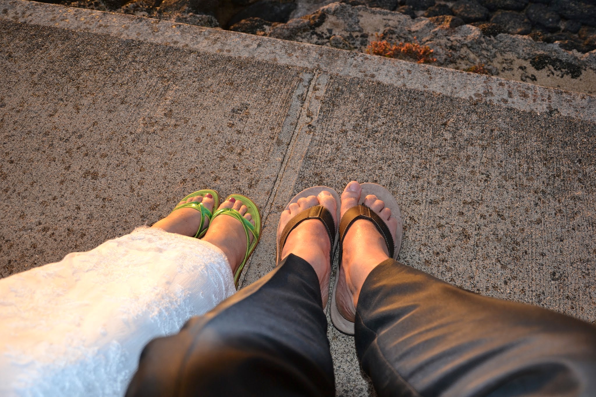 Hawaiian wedding shoes