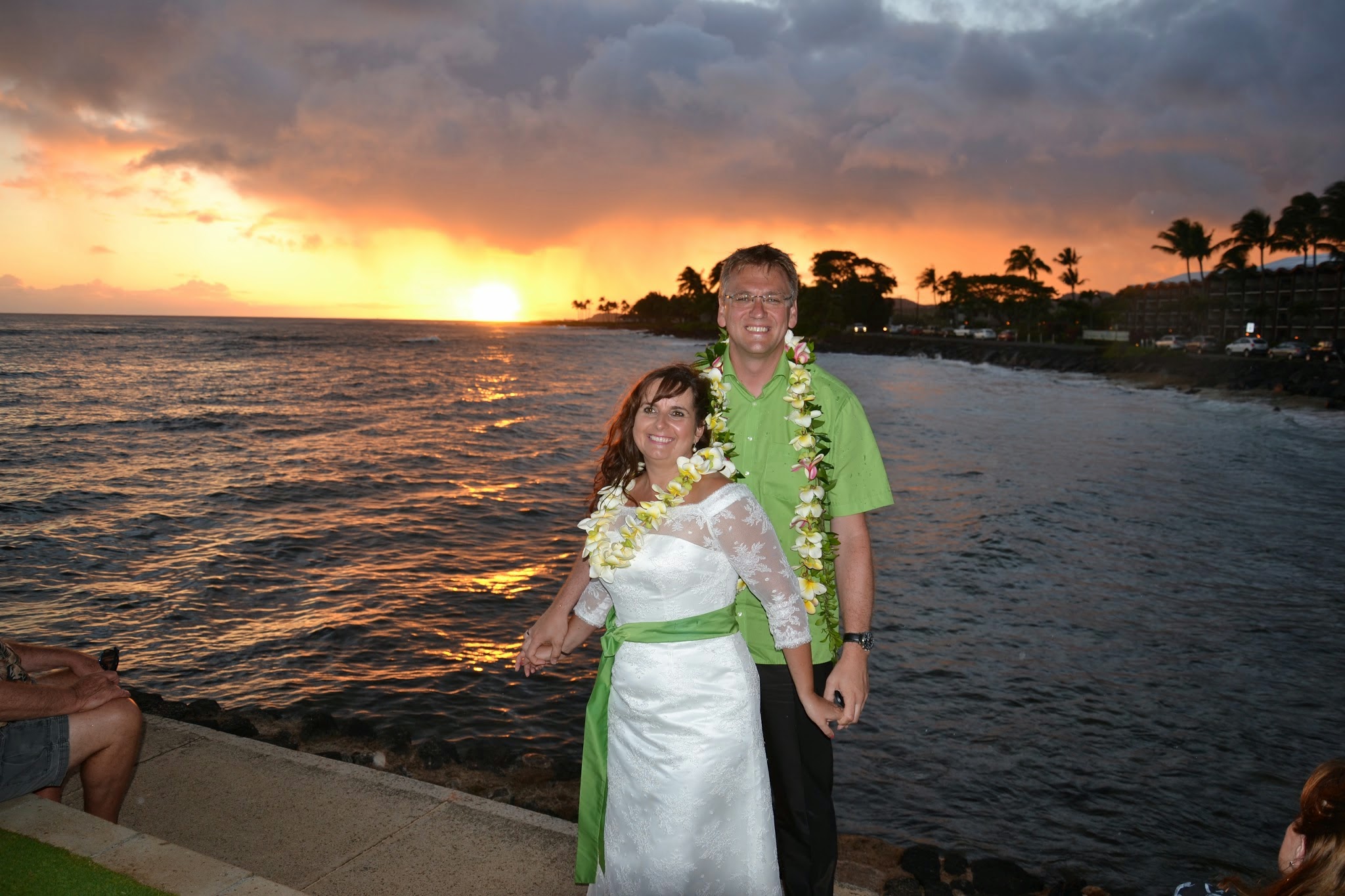 Letzte Fotos vor unserem Restaurant Beach House