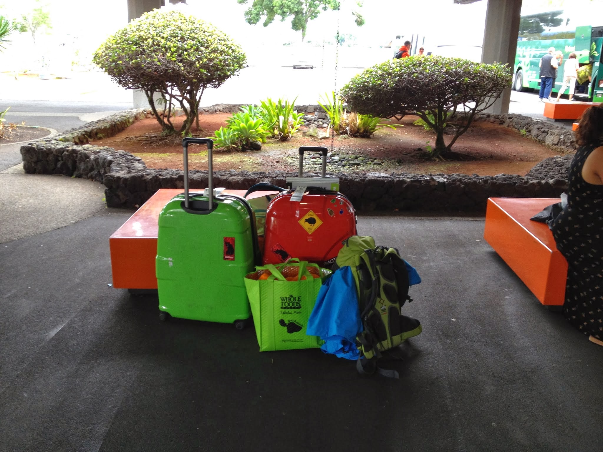 Ankunft in Hilo - Big Island - Irgendwie kommt es mir grün vor :-)