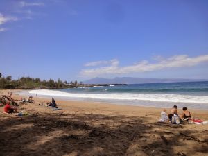 Endlich am Strand und die Sonne scheint