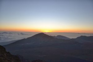 Kurz vor dem Sonnenaufgang