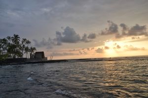 Sonnenuntergang - beim Nationalpark
