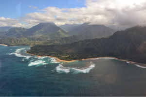 Kauai aus dem Hubschrauber